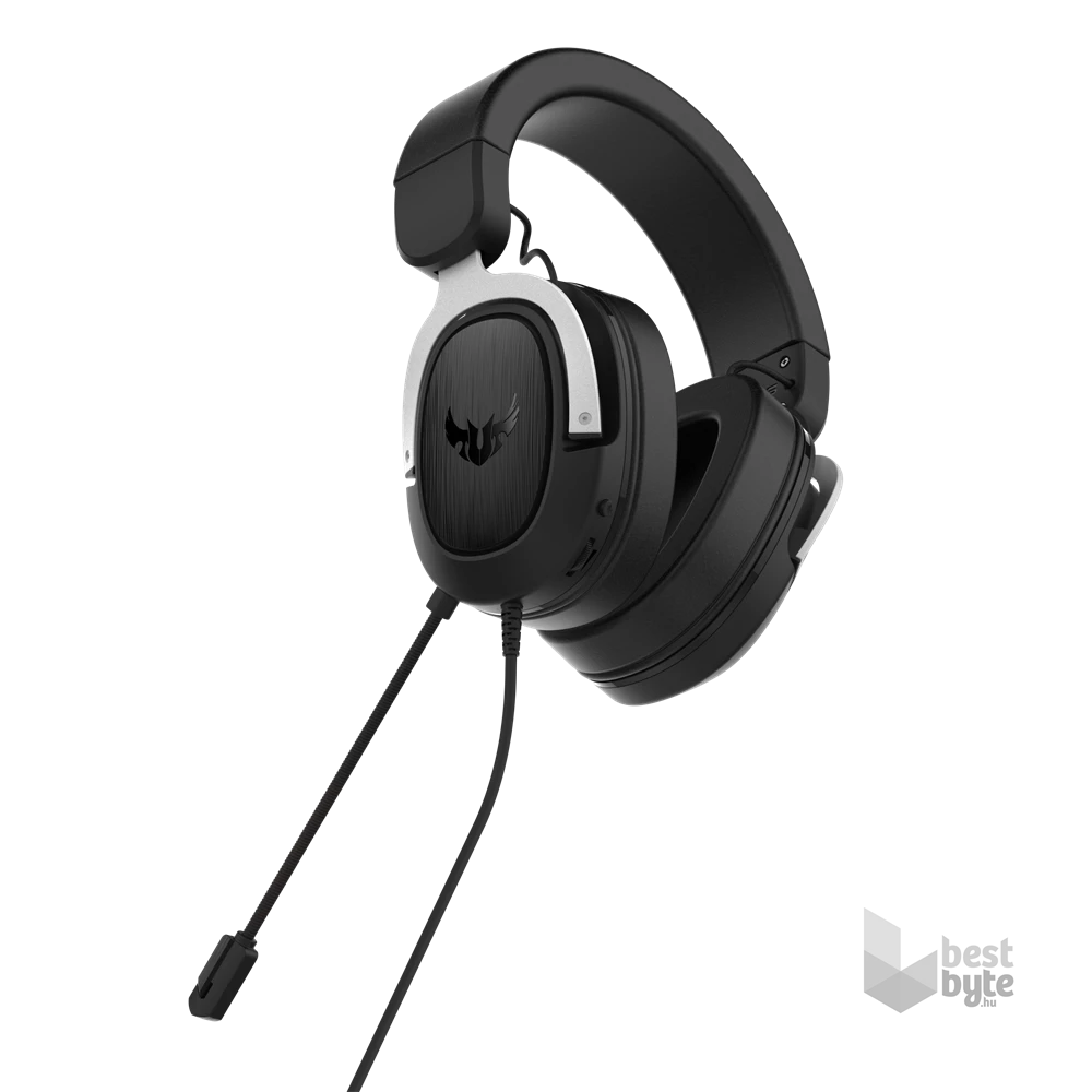 ASUS TUF GAMING H3 fekete-acélszürke gamer headset