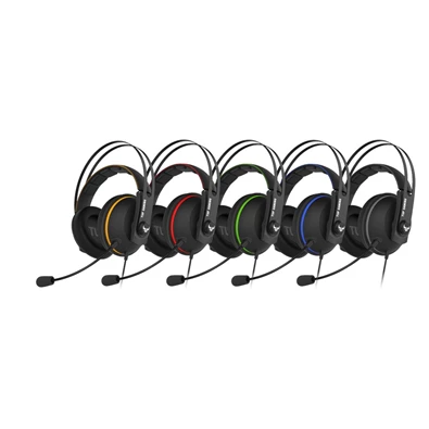 ASUS TUF GAMING H7 CORE fekete-acélszürke gamer headset