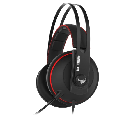 ASUS TUF GAMING H7 CORE fekete-piros gamer headset