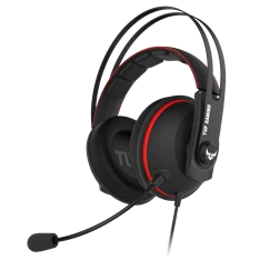 ASUS TUF GAMING H7 fekete-piros gamer headset