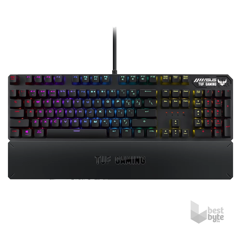 ASUS TUF GAMING K3 HUN RGB mechanikus gamer billentyűzet