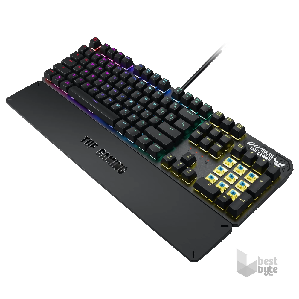 ASUS TUF GAMING K3 HUN RGB mechanikus gamer billentyűzet
