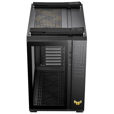 ASUS TUF Gaming GT502 PLUS fekete (táp nélküli) ablakos ATX ház