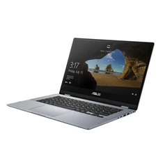 ASUS VivoBook Flip TP412FA laptop (14"FHD/Intel Core i3-8145U/Int. VGA/4GB RAM/128GB/Win10S) - kék