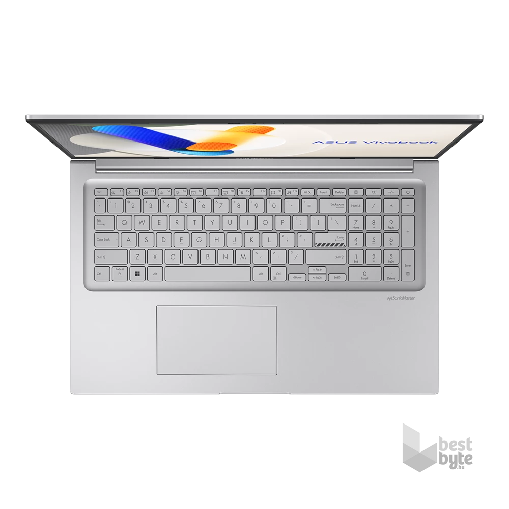 ASUS VivoBook X1704ZA-AU409 laptop (17,3"FHD/Intel Pentium 8505/8GB RAM/512GB/FreeDOS) - ezüst