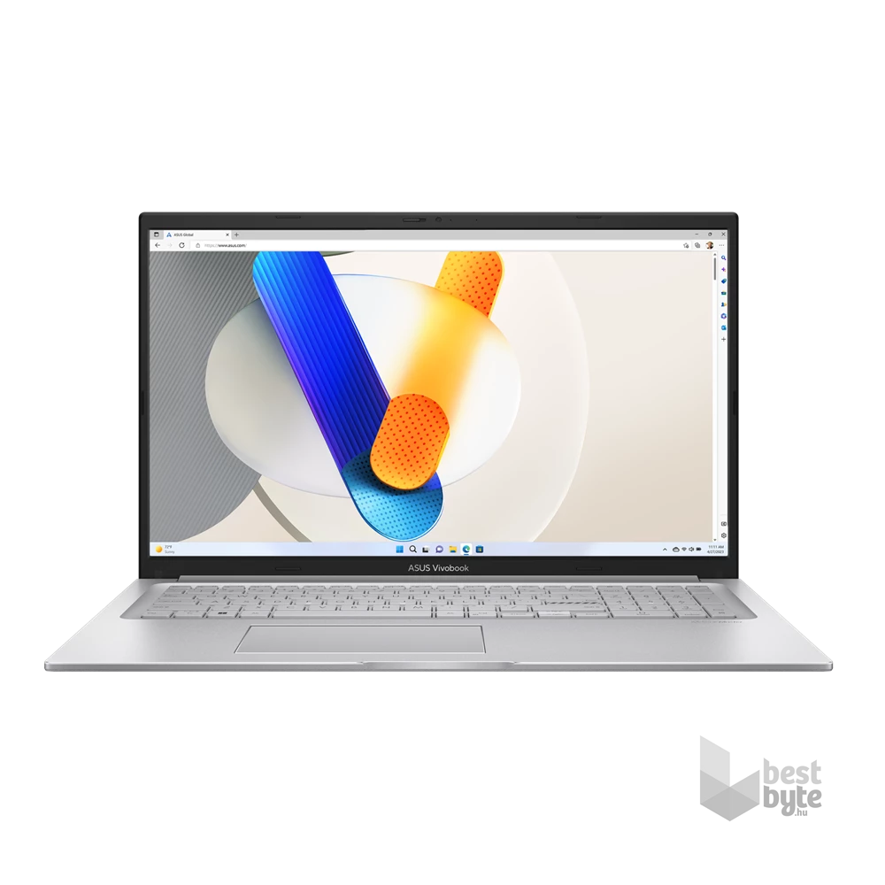 ASUS VivoBook X1704ZA-AU409 laptop (17,3"FHD/Intel Pentium 8505/8GB RAM/512GB/FreeDOS) - ezüst