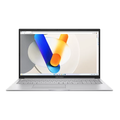 ASUS VivoBook X1704ZA-AU409 laptop (17,3"FHD/Intel Pentium 8505/8GB RAM/512GB/FreeDOS) - ezüst