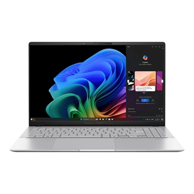 ASUS Vivobook S15 S5507QA-MA001W laptop (15,6"2,8K/Snapdragon X Elite 12 Mag/Int.VGA/32GB RAM/1TB/Win11) - ezüst