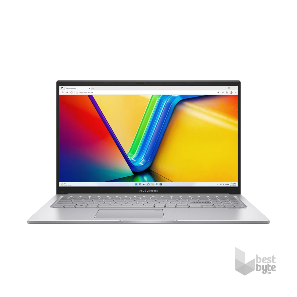 ASUS X1504ZA-BQ1680 laptop (15,6"FHD/Intel Core i3-1215U/16GB RAM/512GB/FreeDOS) - ezüst