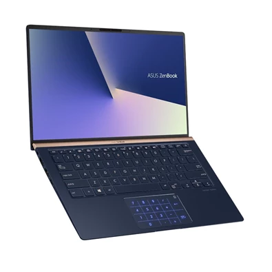 ASUS ZenBook UX433FN laptop (14"FHD/Intel Core i7-8565U/MX150 2GB/8GB RAM/256GB/Win10) - kék