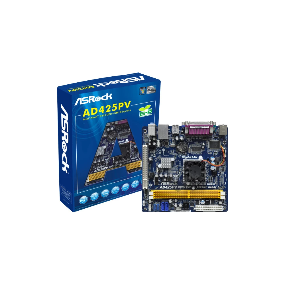 ASrock AD425PV3 Intel NM10 mini-ITX alaplap