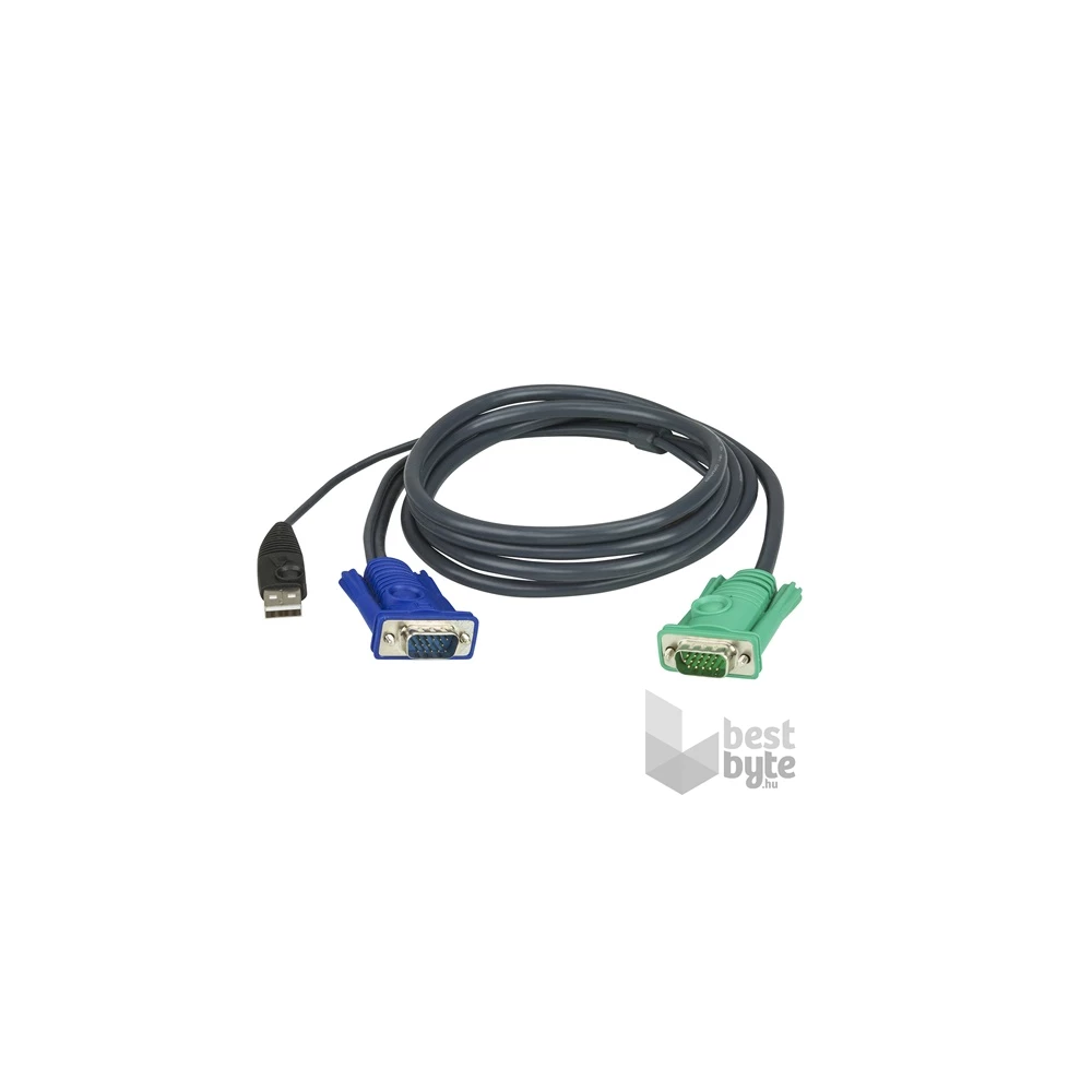 ATEN 2L-5202U KVM Kábel USB VGA 1,8m