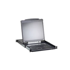 ATEN CL5708IN-ATA-AG LCD 19" KVM Konzol + IP 8PC Switch