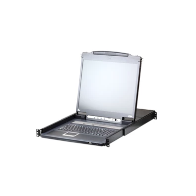 ATEN CL5708IN-ATA-AG LCD 19" KVM Konzol + IP 8PC Switch