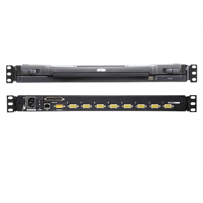 ATEN CL5708IN-ATA-AG LCD 19" KVM Konzol + IP 8PC Switch