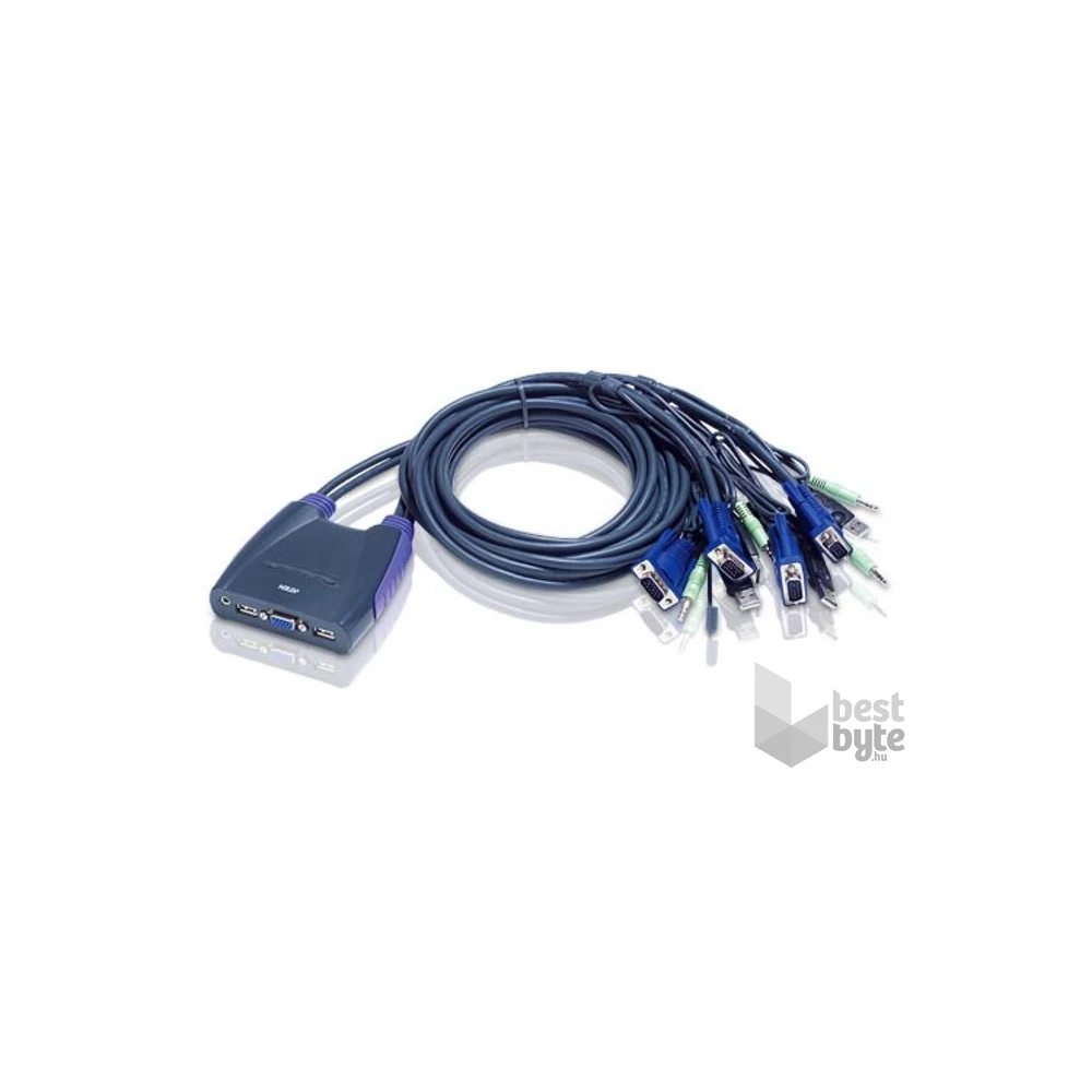 ATEN CS64US 4port USB VGA Audio KVM switch