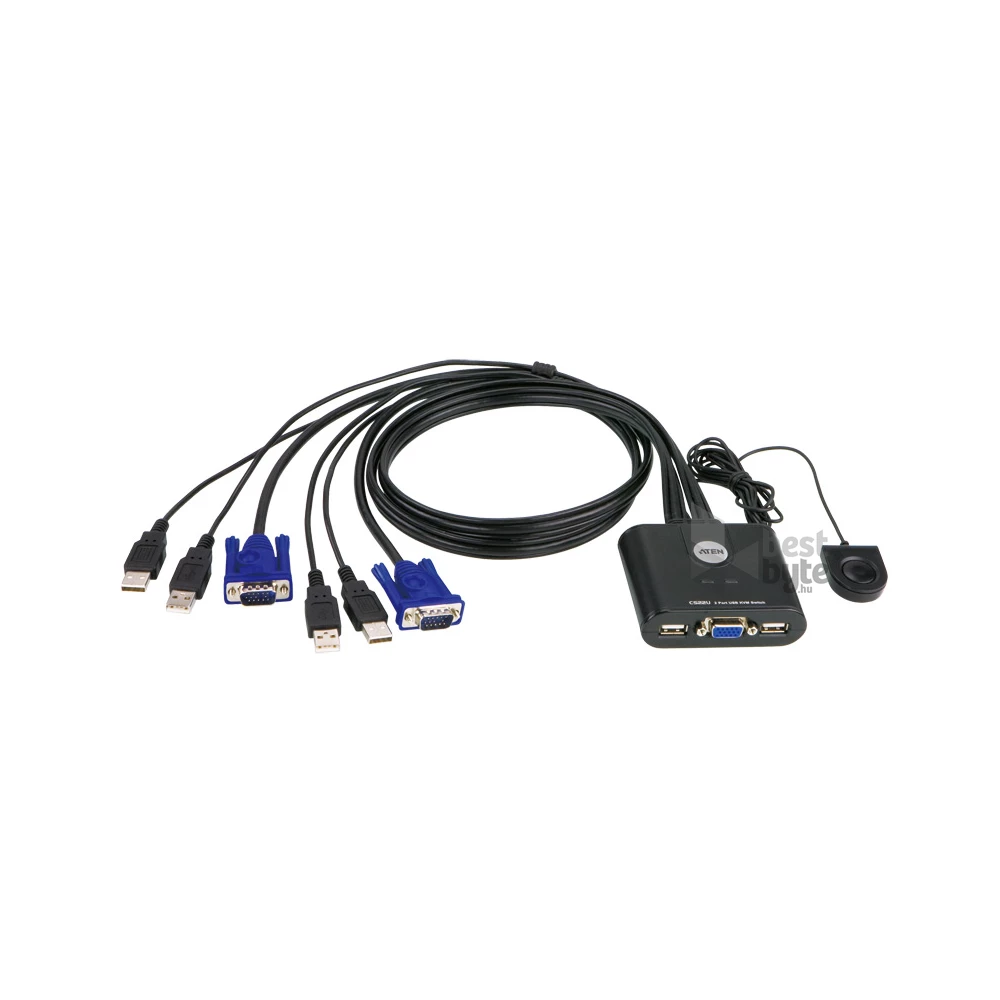 ATEN CS22U 2 port KVM switch