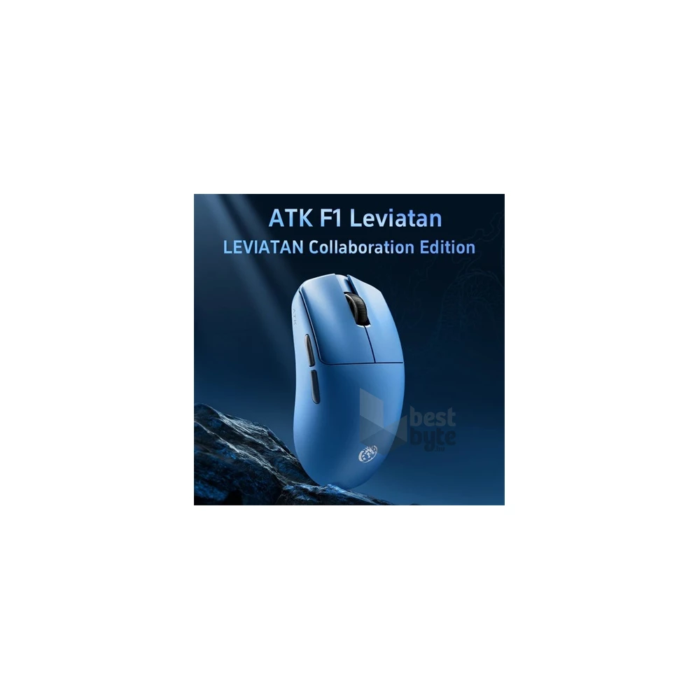 ATK LEV F1 EXTREME Blazing Sky F1 Extreme LEVIATAN Collaboration  optikai USB / vezeték nélküli gaming egér kék
