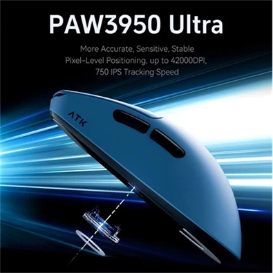 ATK LEV F1 EXTREME Blazing Sky F1 Extreme LEVIATAN Collaboration  optikai USB / vezeték nélküli gaming egér kék