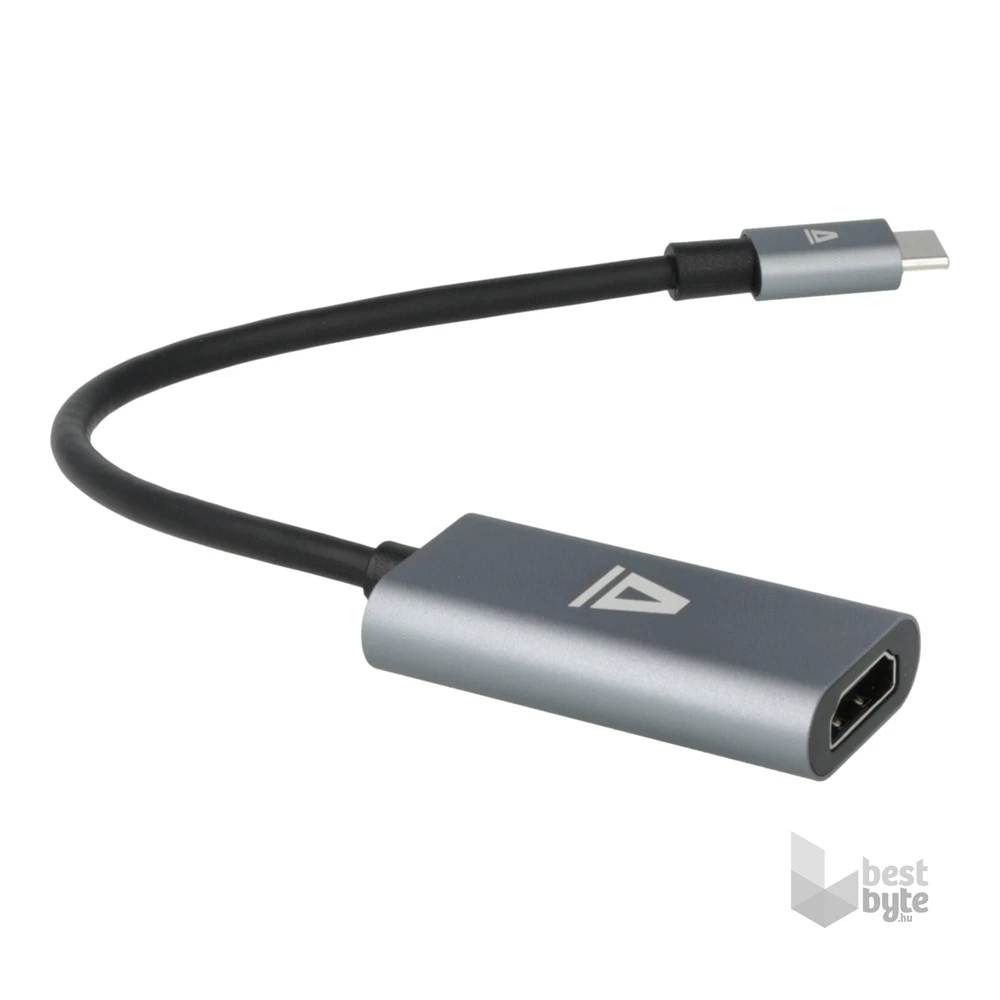 AVAX AD603 CONNECT+ Type C-HDMI 4K/60Hz alumínium adapter