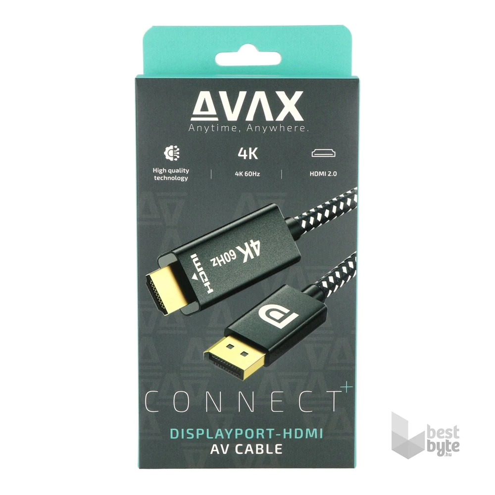 AVAX AV601 2m Displayport-HDMI 2.0 4K/60Hz AV kábel