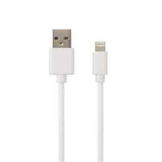 Avax CB104W Pure 1m 2,1A USB A-Lightning fehér adat- és töltőkábel