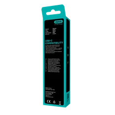 AVAX CB4303 2x 60W USB-C gyorstöltő szilikon kábel csomag, 1.5 m, fehér