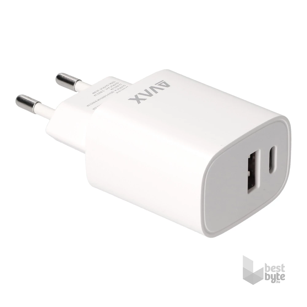AVAX CH320 SPEEDY Hálózati fali töltő USB + Type C, 20W