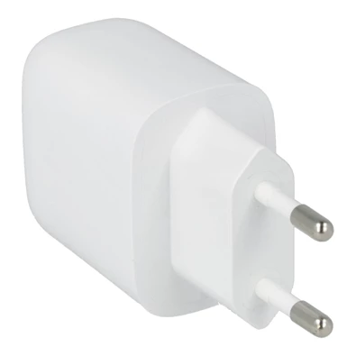 AVAX CH631W FIVEY+ 25W GaN USB A (QC)+Type C (PD) fehér hálózati gyorstöltő