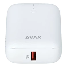 AVAX PB105W MINI 10000mAh Type C/PD 20W+QC 22.5W gyorstöltő fehér power bank