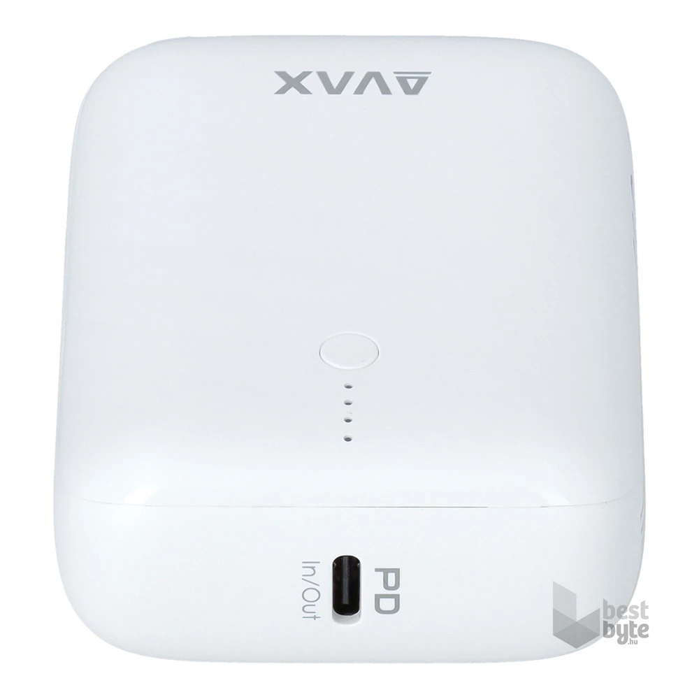 AVAX PB105W MINI 10000mAh Type C/PD 20W+QC 22.5W gyorstöltő fehér power bank