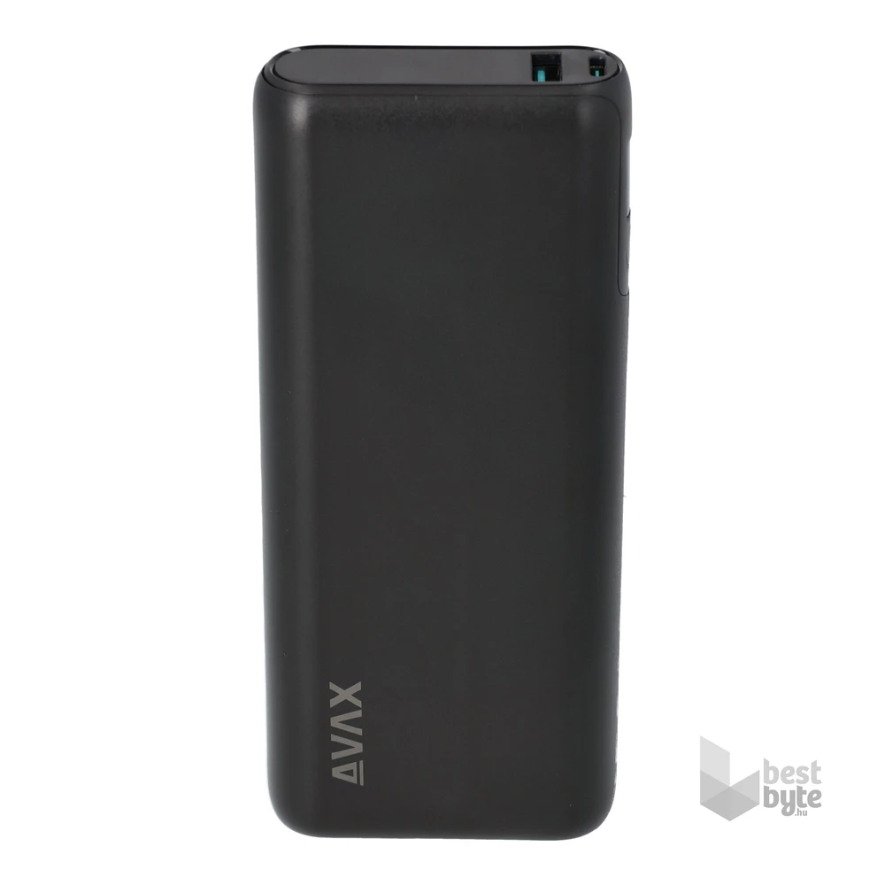AVAX PB202B VITALITY 20000mAh Type C/PD 65W+QC18W gyorstöltő fekete power bank