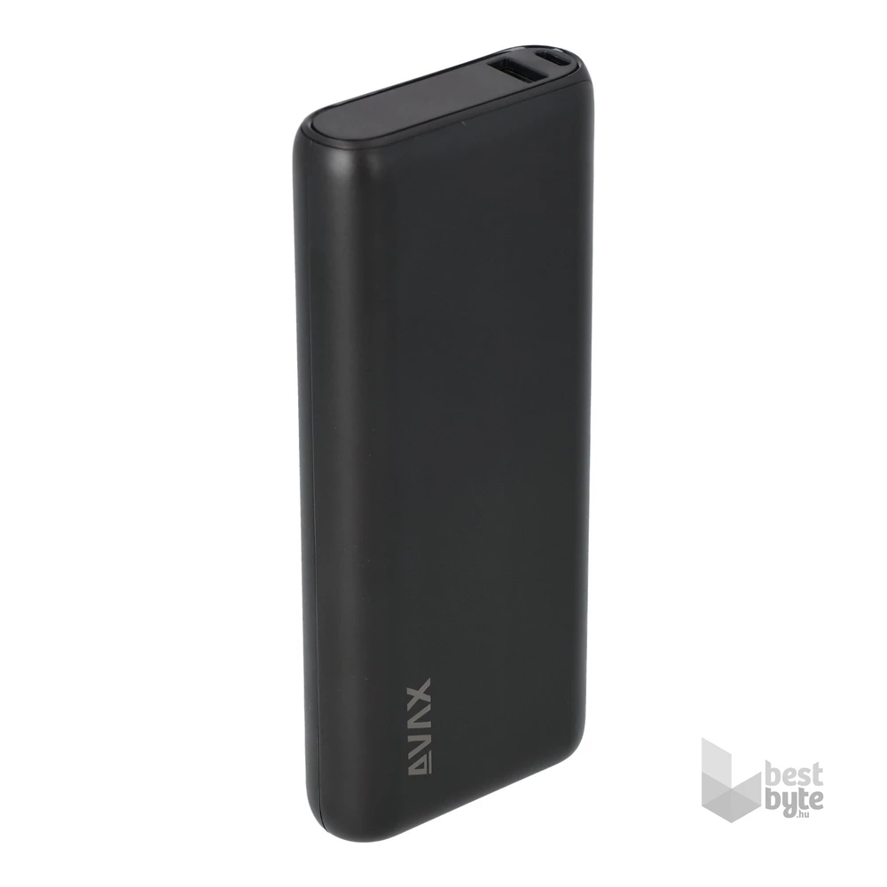 AVAX PB202B VITALITY 20000mAh Type C/PD 65W+QC18W gyorstöltő fekete power bank