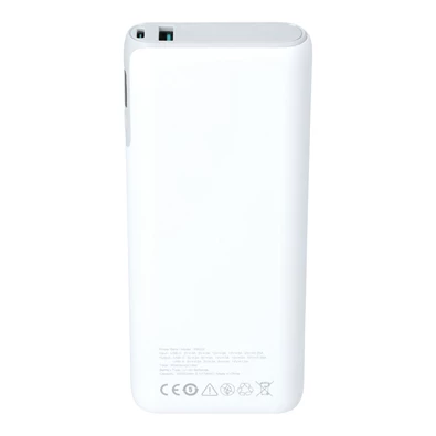 AVAX PB202W VITALITY 20000mAh Type C/PD 65W+QC18W gyorstöltő fehér power bank