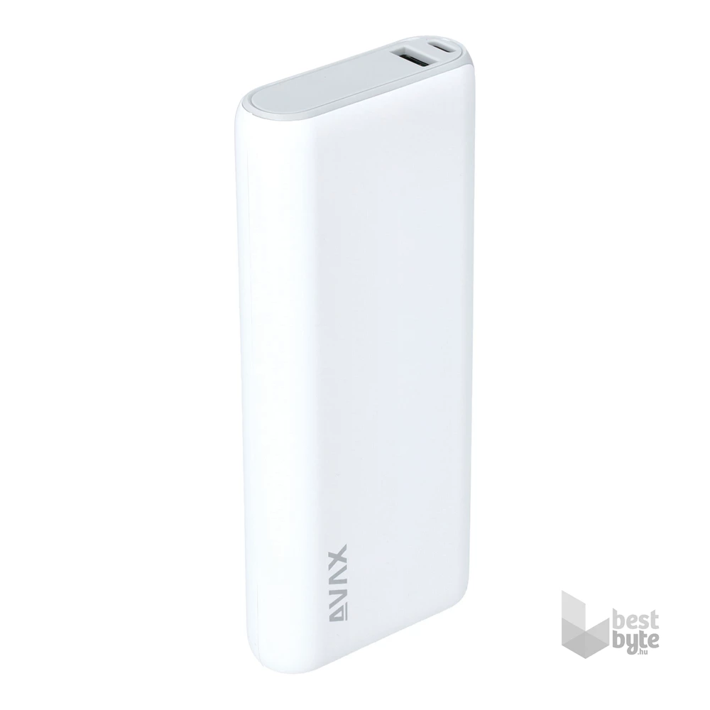 AVAX PB202W VITALITY 20000mAh Type C/PD 65W+QC18W gyorstöltő fehér power bank