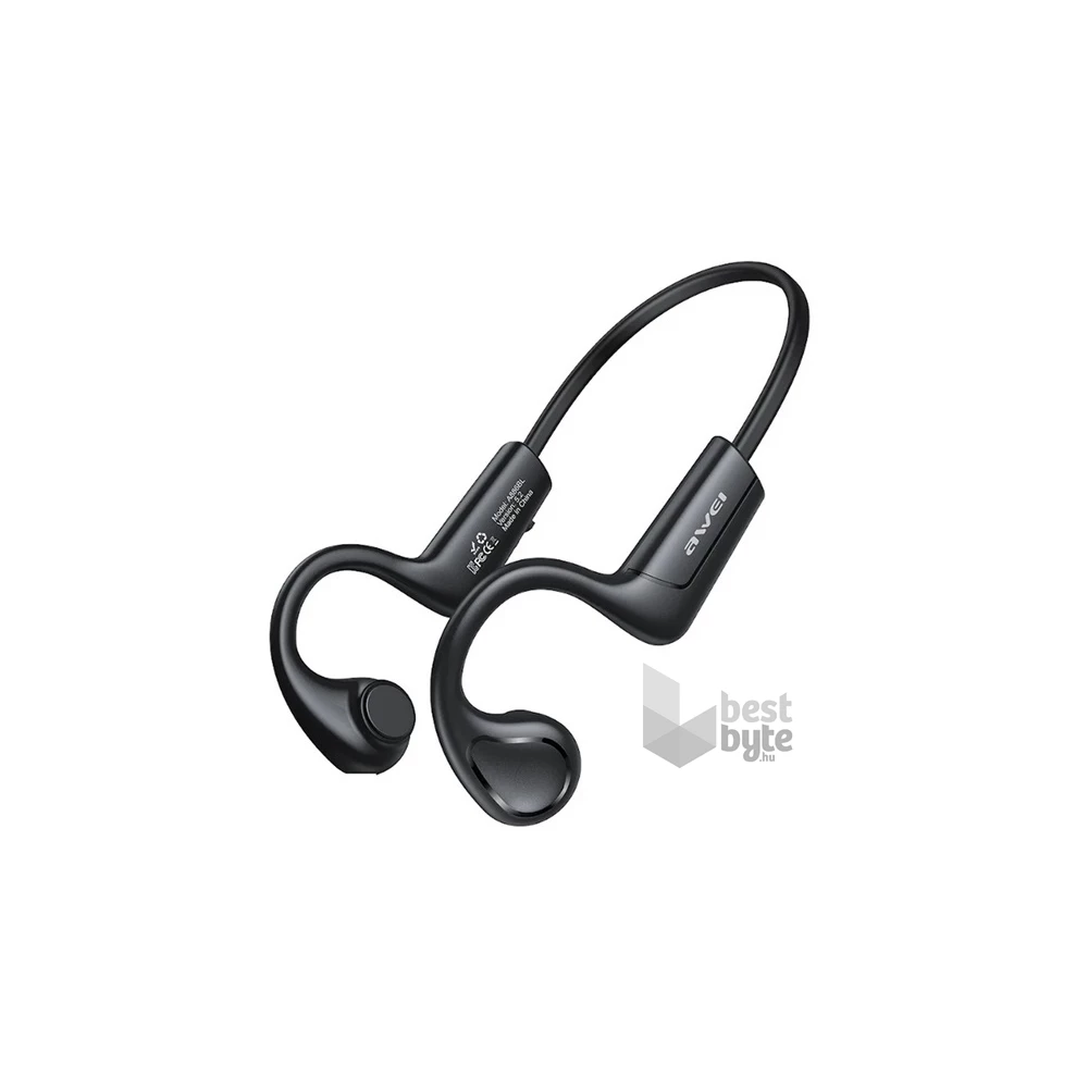 AWEI A886BL Bluetooth fekete fülhallgató