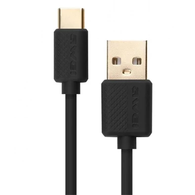 AWEI CL-89 1m/műanyag fejrésszel/Type-C/fekete USB kábel