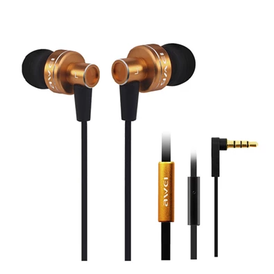 AWEI ES900i In-Ear mikrofonos arany fülhallgató