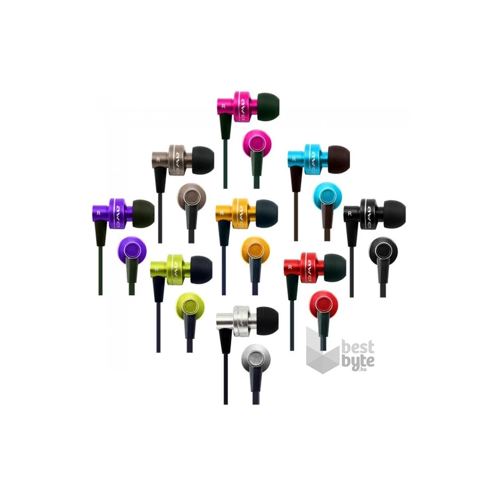 AWEI ES900i In-Ear mikrofonos arany fülhallgató