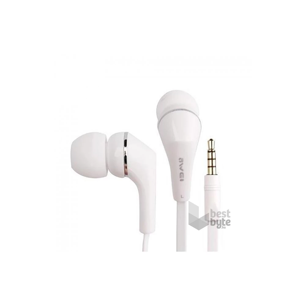AWEI ES-Q7i In-Ear fehér mikrofonos fülhallgató