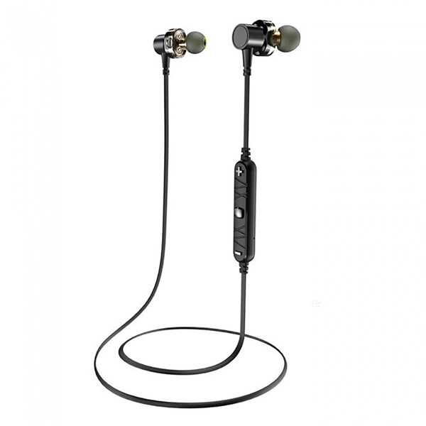AWEI X660BL Bluetooth nyakpántos fekete sport fülhallgató