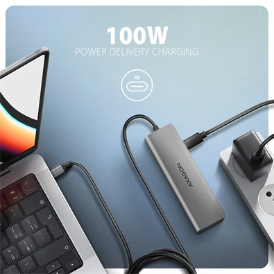 AXAGON HMC-5H USB-C 3.2 Gen 1 3x USB-A 4K HDMI PD 100W hub