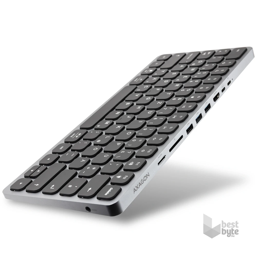 AXAGON HMC-KB-GE Német billentyűzet és hub