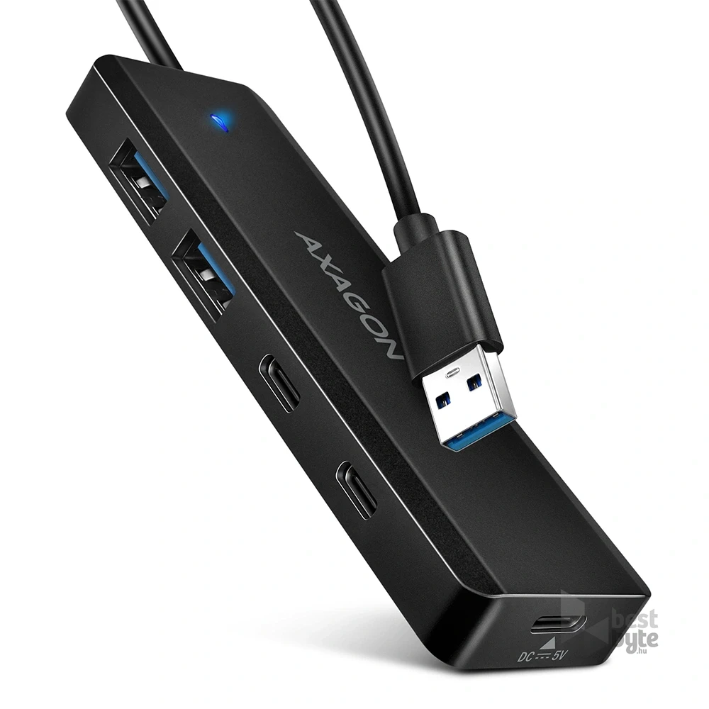 AXAGON HUE-C2A USB-A 5Gbps utazó hub