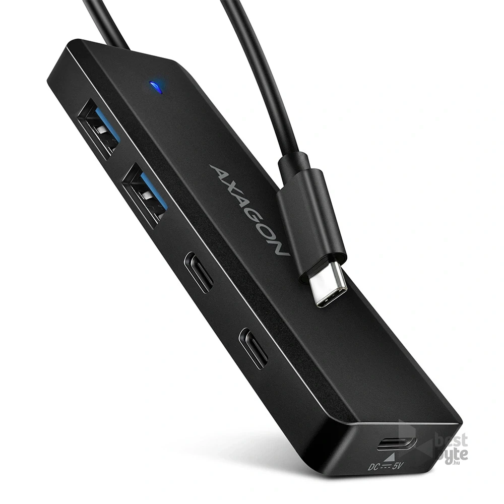 AXAGON HUE-C2C USB-C 5Gbps utazó hub
