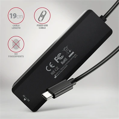AXAGON HUE-C2C USB-C 5Gbps utazó hub