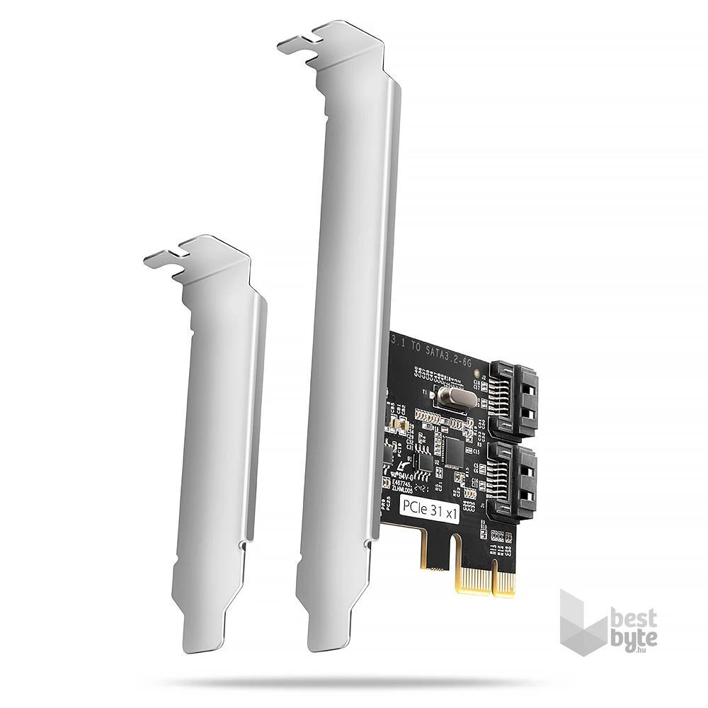 AXAGON PCES-SJ2 2db belső SATAIII portos PCI-Express kártya