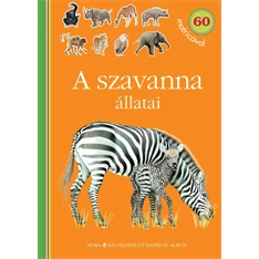 A szavanna állatai - Kis felfedező matricás album