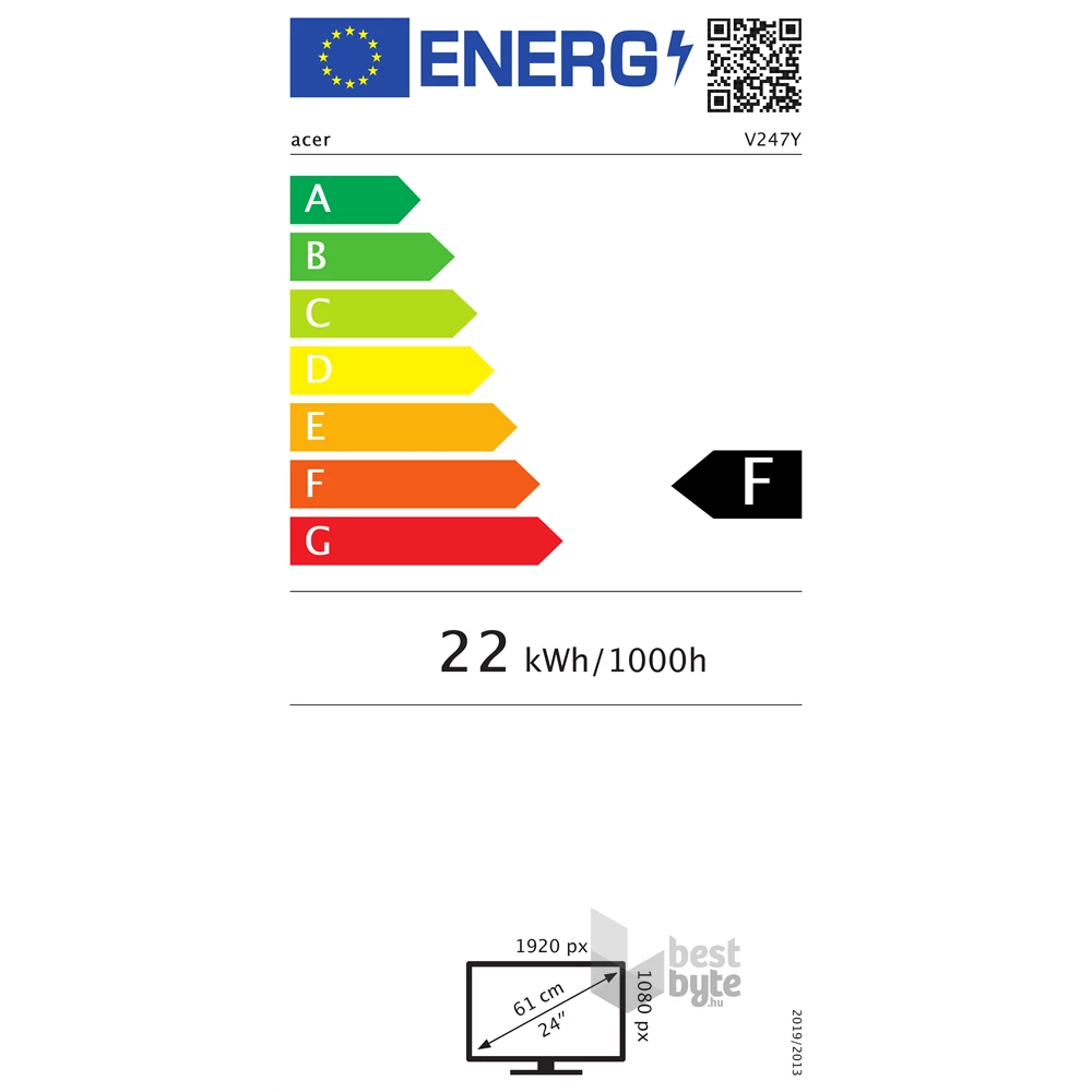 Acer 23,8" V247Ybi FHD IPS VGA/HDMI fekete LED monitor