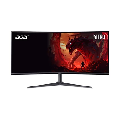 Acer 34" Nitro XZ340CU H ZeroFrame UWQHD VA 100Hz HDMI/DP ívelt gamer monitor